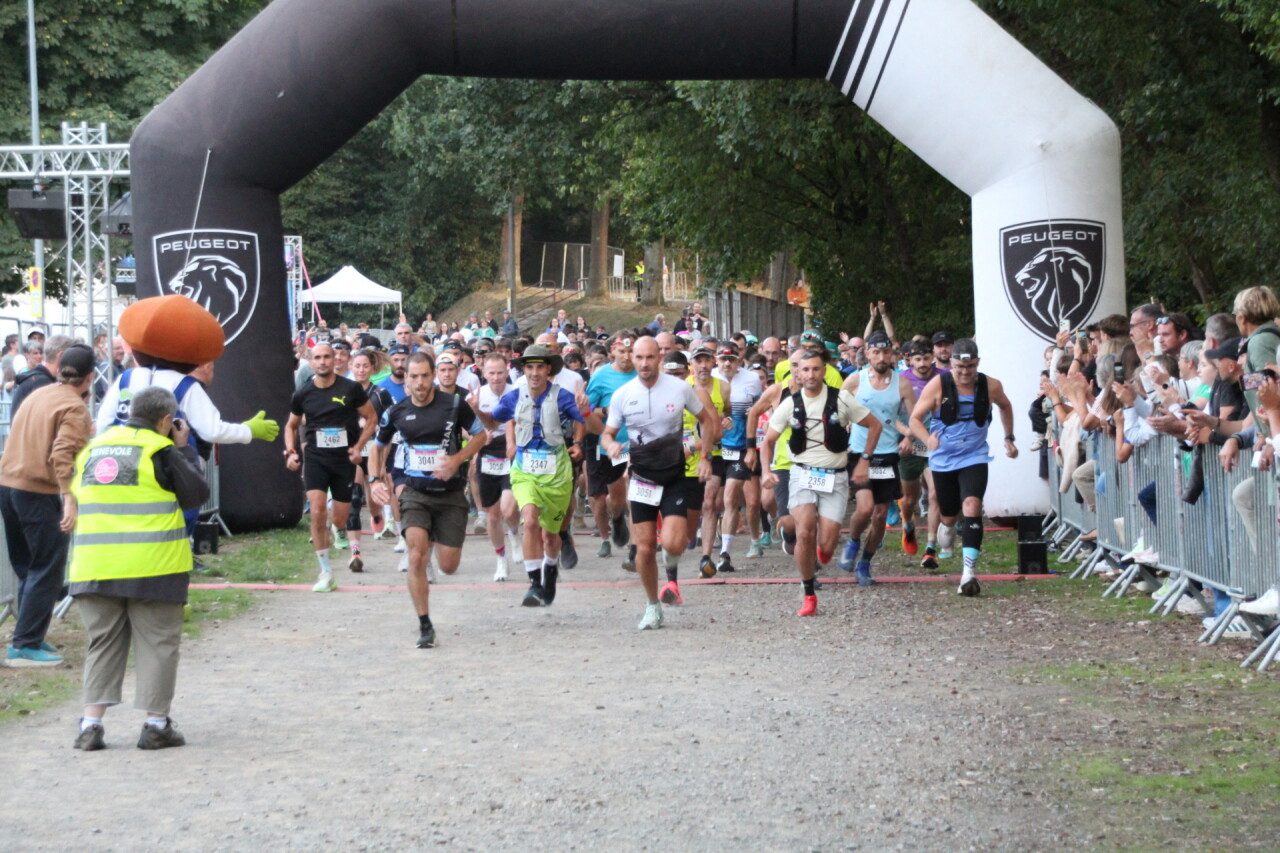 Le départ du trail !